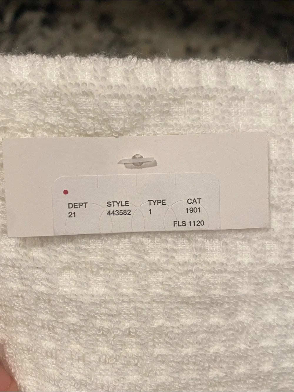 Rae Dunn set of 2 Hand Towels with FAITH and HOPE white with black Lettering
